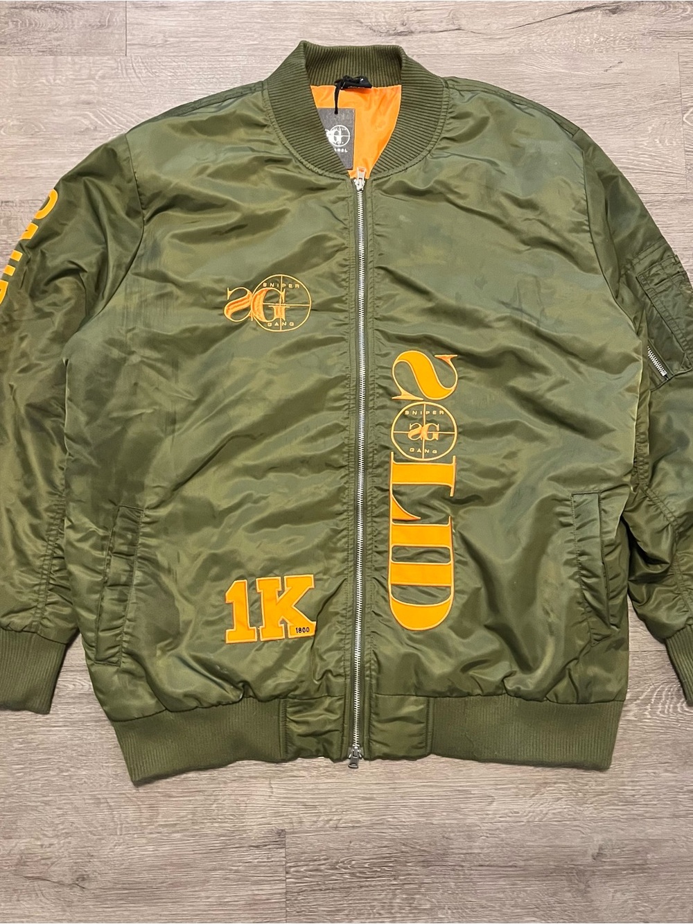 Kodak‎ Black/Sniper Gang SKRT Varsity Bomber Jacket Sz 3XL  New With Defects